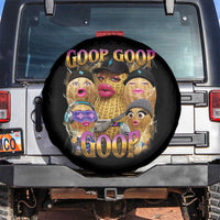 Funny Burnt Peanut Goop Spare Tire Cover Bungulato 90s Bootleg Meme Trendy
