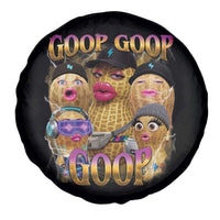 Funny Burnt Peanut Goop Spare Tire Cover Bungulato 90s Bootleg Meme Trendy