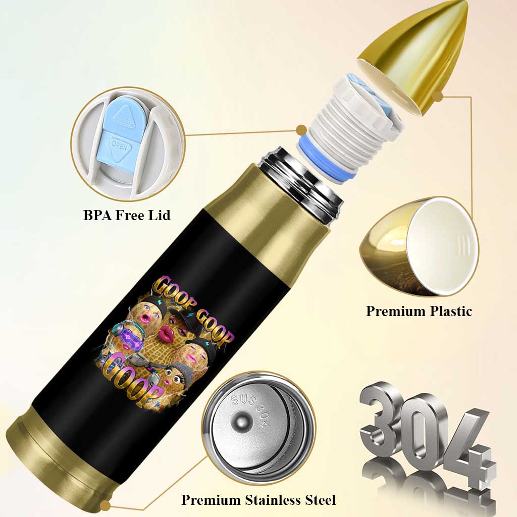 Funny Burnt Peanut Goop Bullet Tumbler Bungulato 90s Bootleg Meme Trendy