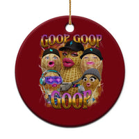 Funny Burnt Peanut Goop Ceramic Ornament Bungulato 90s Bootleg Meme Trendy