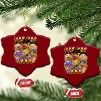 Funny Burnt Peanut Goop Ceramic Ornament Bungulato 90s Bootleg Meme Trendy