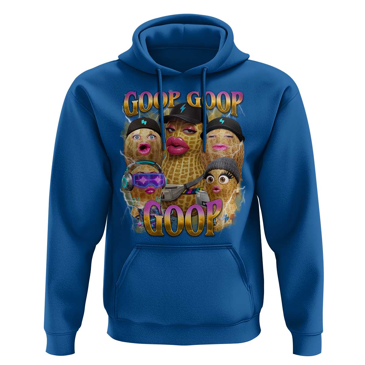 Funny Burnt Peanut Goop Hoodie Bungulato 90s Bootleg Meme Trendy