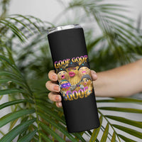 Funny Burnt Peanut Goop Skinny Tumbler Bungulato 90s Bootleg Meme Trendy