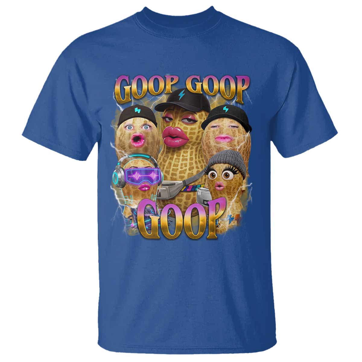 Funny Burnt Peanut Goop T Shirt Bungulato 90s Bootleg Meme Trendy