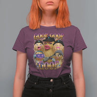 Funny Burnt Peanut Goop T Shirt For Women Bungulato 90s Bootleg Meme Trendy