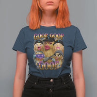Funny Burnt Peanut Goop T Shirt For Women Bungulato 90s Bootleg Meme Trendy