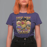 Funny Burnt Peanut Goop T Shirt For Women Bungulato 90s Bootleg Meme Trendy
