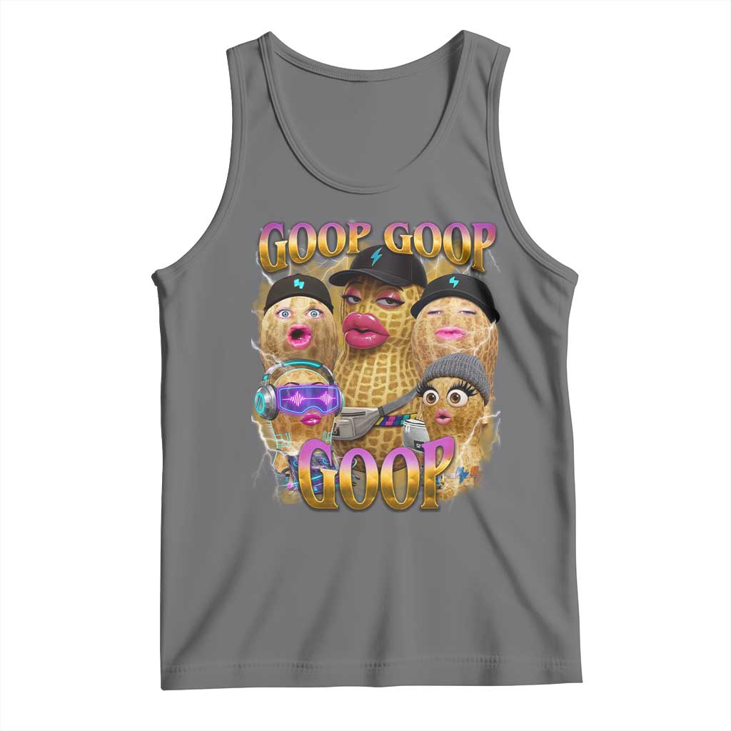 Funny Burnt Peanut Goop Tank Top Bungulato 90s Bootleg Meme Trendy