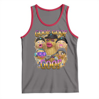 Funny Burnt Peanut Goop Tank Top Bungulato 90s Bootleg Meme Trendy