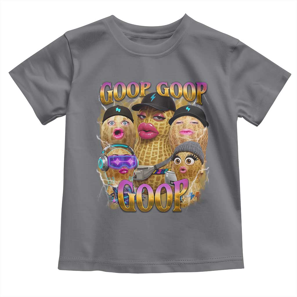 Funny Burnt Peanut Goop Toddler T Shirt Bungulato 90s Bootleg Meme Trendy