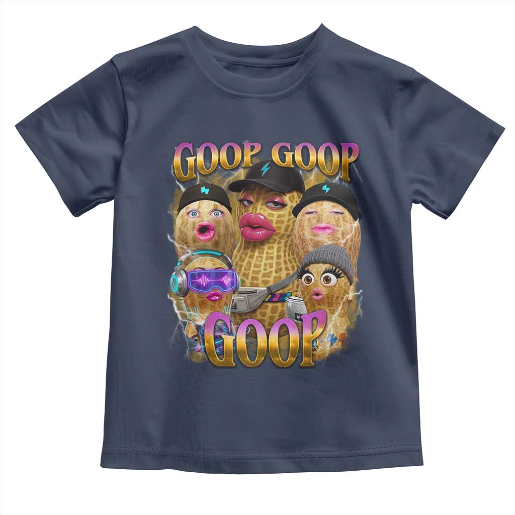 Funny Burnt Peanut Goop Toddler T Shirt Bungulato 90s Bootleg Meme Trendy