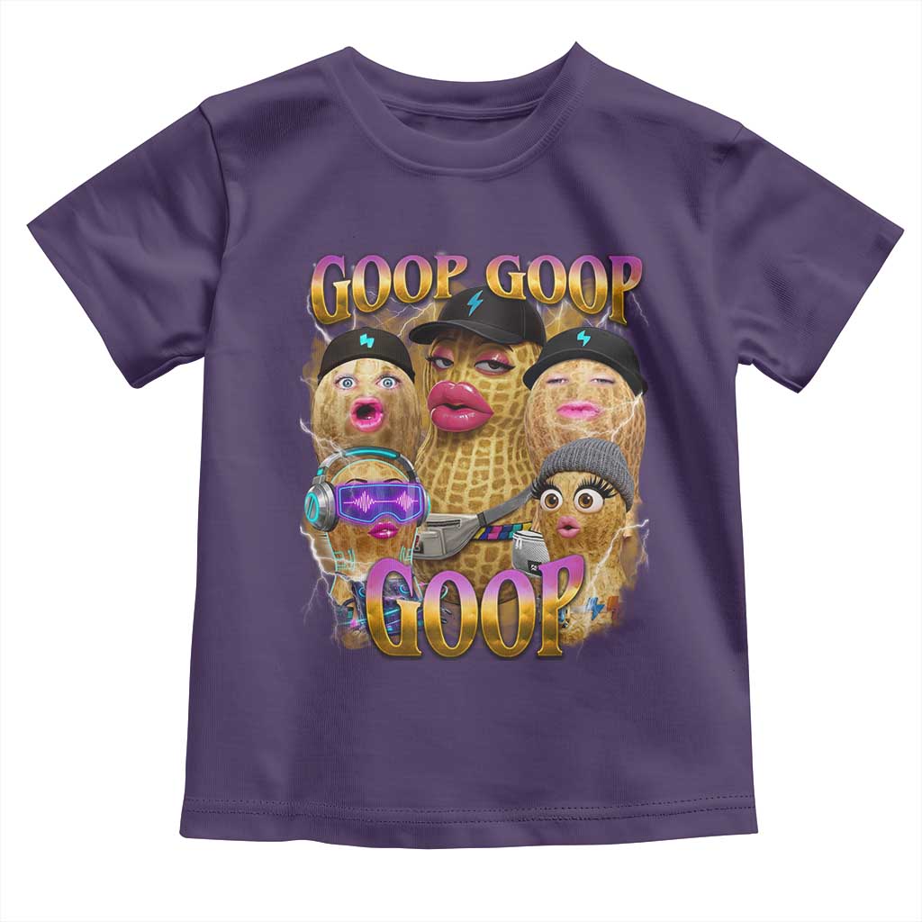 Funny Burnt Peanut Goop Toddler T Shirt Bungulato 90s Bootleg Meme Trendy
