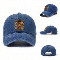 Funny Burnt Peanut Goop Washed Cotton Baseball Cap Bungulato 90s Bootleg Meme Trendy