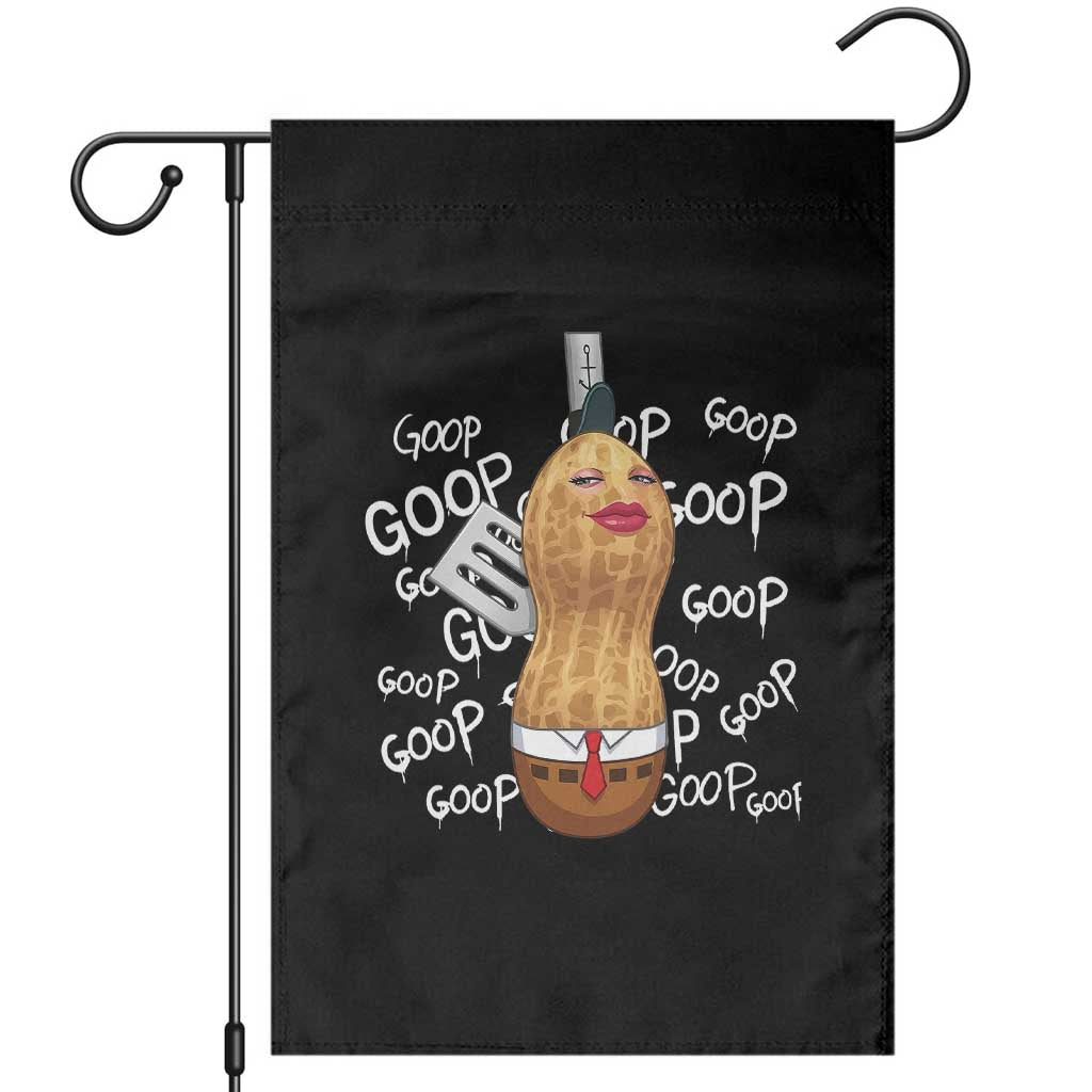 Funny Burnt Peanut Bungulator Garden Flag Mhmmm Goop Goop