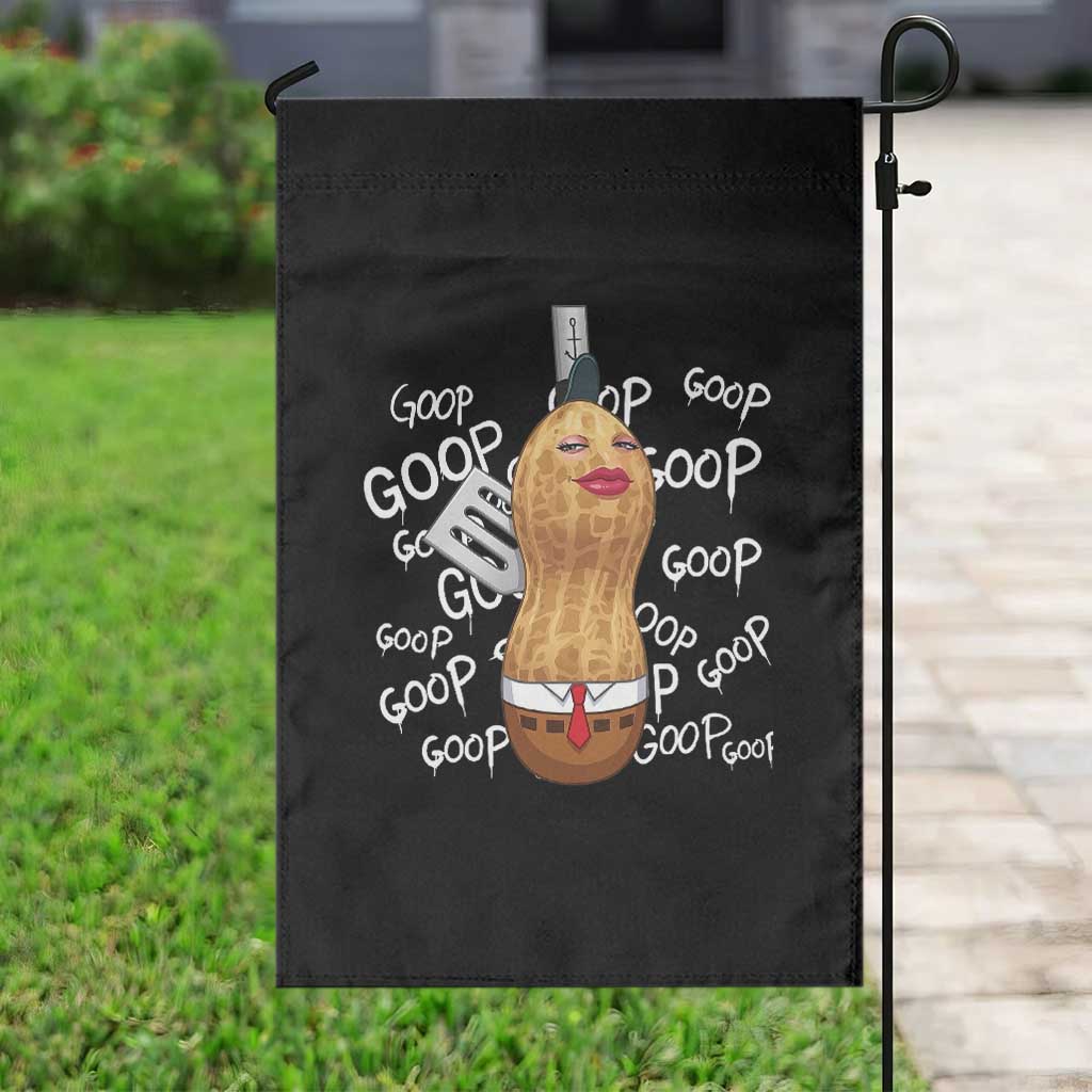 Funny Burnt Peanut Bungulator Garden Flag Mhmmm Goop Goop