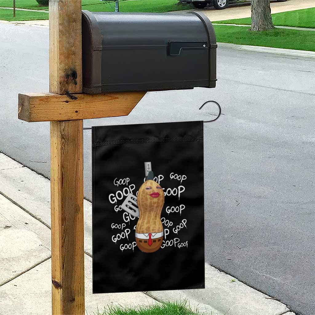 Funny Burnt Peanut Bungulator Garden Flag Mhmmm Goop Goop