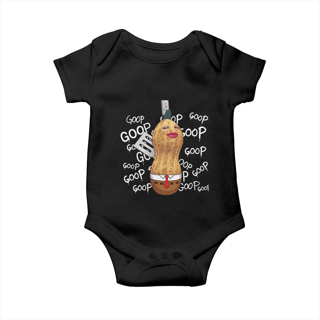 Funny Burnt Peanut Bungulator Baby Onesie Mhmmm Goop Goop