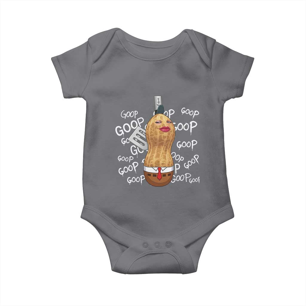 Funny Burnt Peanut Bungulator Baby Onesie Mhmmm Goop Goop