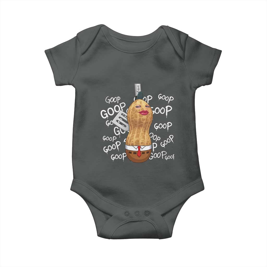 Funny Burnt Peanut Bungulator Baby Onesie Mhmmm Goop Goop