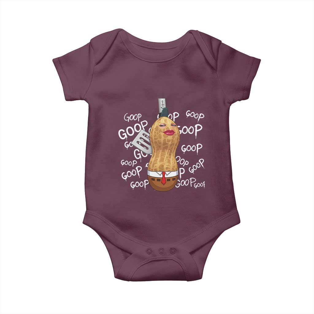Funny Burnt Peanut Bungulator Baby Onesie Mhmmm Goop Goop