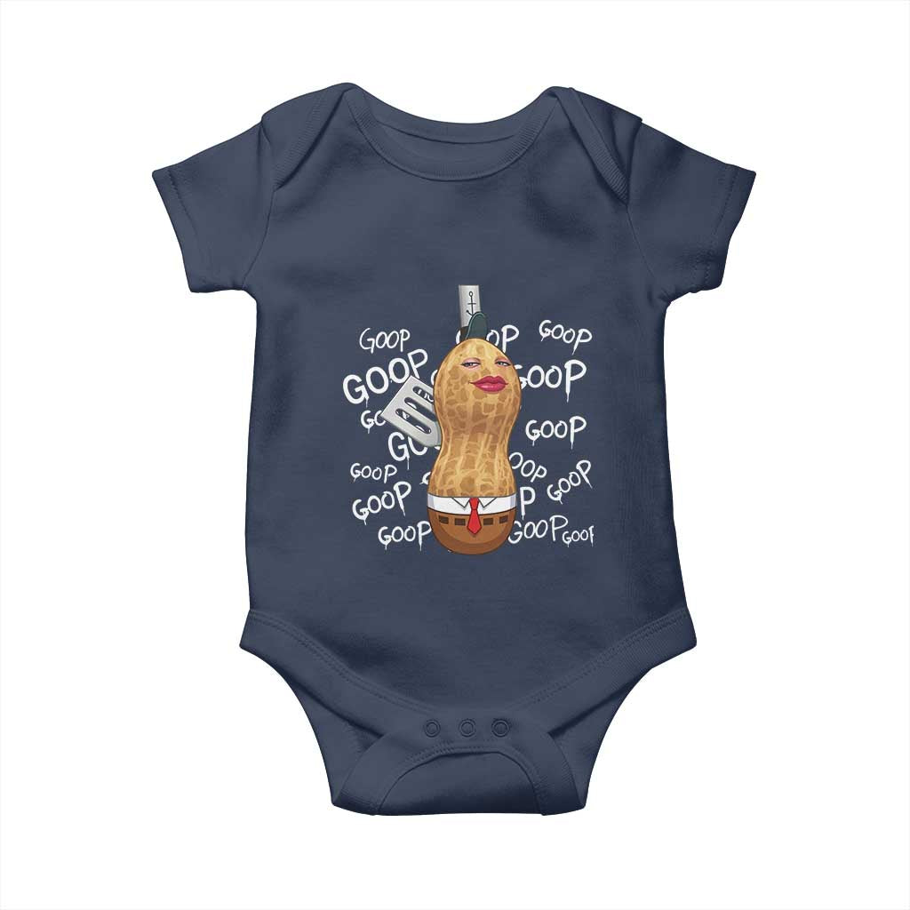 Funny Burnt Peanut Bungulator Baby Onesie Mhmmm Goop Goop