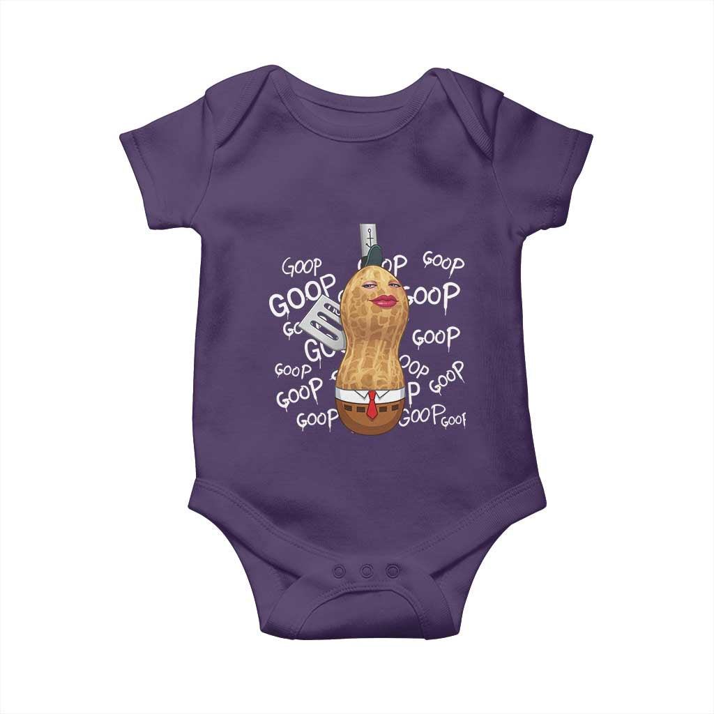 Funny Burnt Peanut Bungulator Baby Onesie Mhmmm Goop Goop