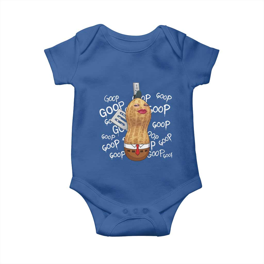 Funny Burnt Peanut Bungulator Baby Onesie Mhmmm Goop Goop