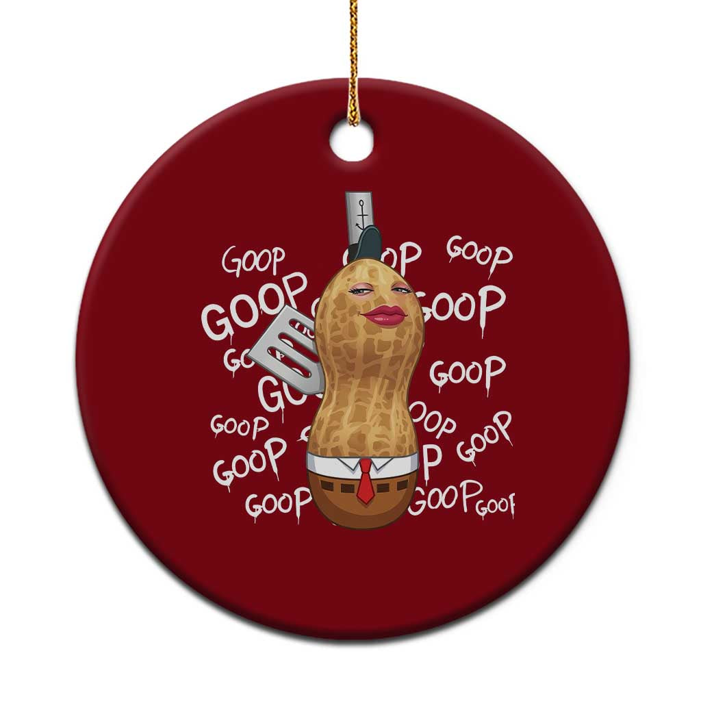 Funny Burnt Peanut Bungulator Ceramic Ornament Mhmmm Goop Goop
