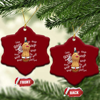 Funny Burnt Peanut Bungulator Ceramic Ornament Mhmmm Goop Goop
