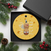 Funny Burnt Peanut Bungulator Ceramic Ornament Mhmmm Goop Goop
