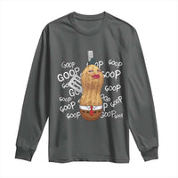 Funny Burnt Peanut Bungulator Long Sleeve Shirt Mhmmm Goop Goop
