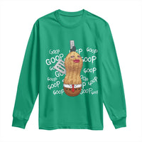 Funny Burnt Peanut Bungulator Long Sleeve Shirt Mhmmm Goop Goop