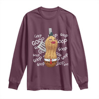 Funny Burnt Peanut Bungulator Long Sleeve Shirt Mhmmm Goop Goop