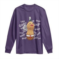 Funny Burnt Peanut Bungulator Long Sleeve Shirt Mhmmm Goop Goop