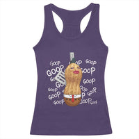 Funny Burnt Peanut Bungulator Racerback Tank Top Mhmmm Goop Goop
