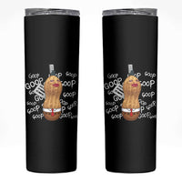 Funny Burnt Peanut Bungulator Skinny Tumbler Mhmmm Goop Goop