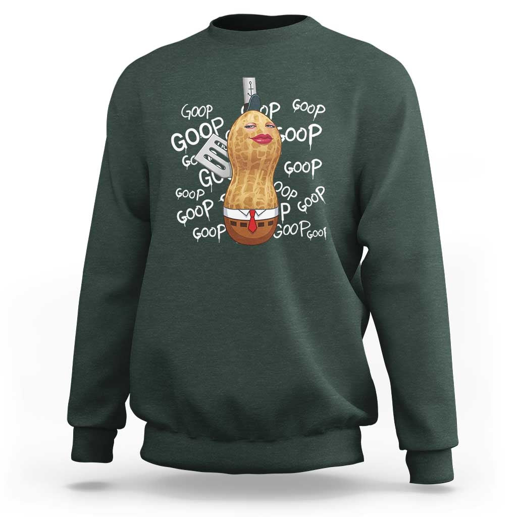 Funny Burnt Peanut Bungulator Sweatshirt Mhmmm Goop Goop
