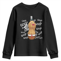 Funny Burnt Peanut Bungulator Youth Sweatshirt Mhmmm Goop Goop