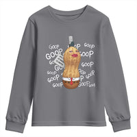 Funny Burnt Peanut Bungulator Youth Sweatshirt Mhmmm Goop Goop