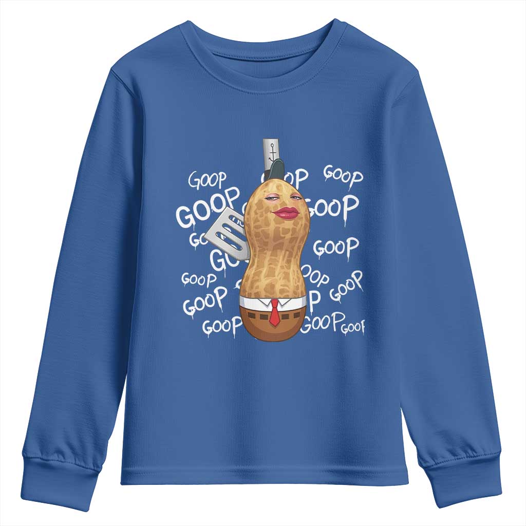 Funny Burnt Peanut Bungulator Youth Sweatshirt Mhmmm Goop Goop