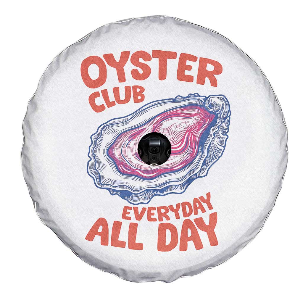Oyster Club Spare Tire Cover Retro Summer Beach Vacation Gift