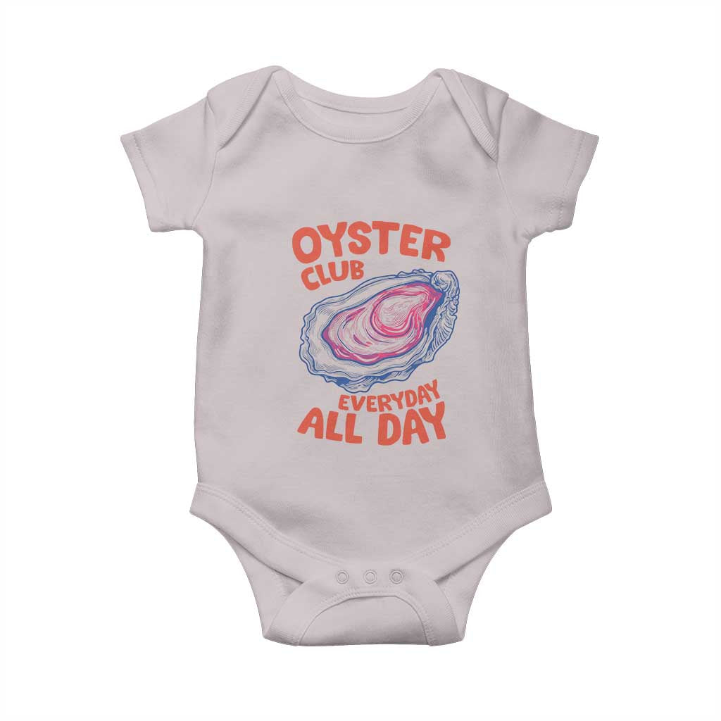 Oyster Club Baby Onesie Retro Summer Beach Vacation Gift
