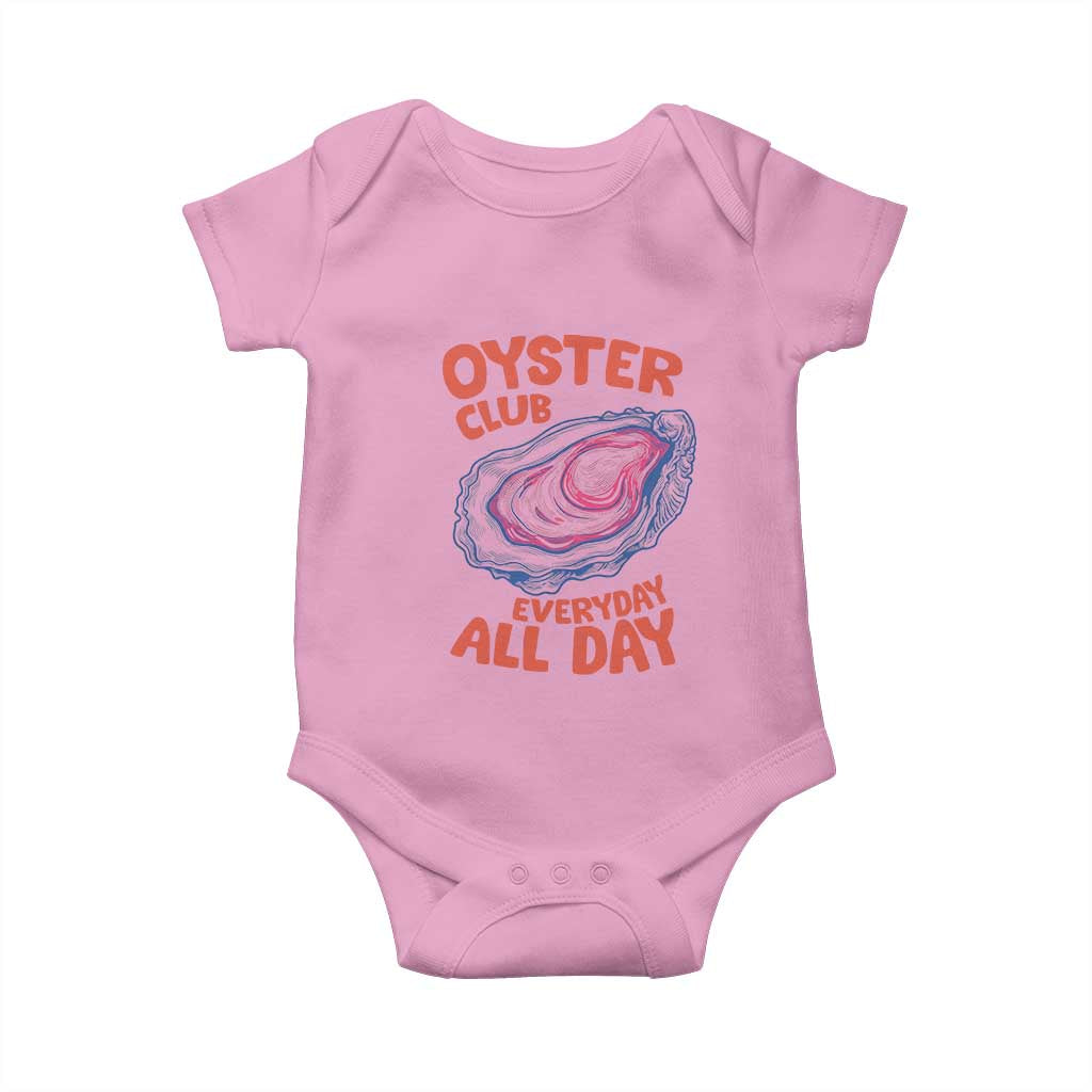 Oyster Club Baby Onesie Retro Summer Beach Vacation Gift