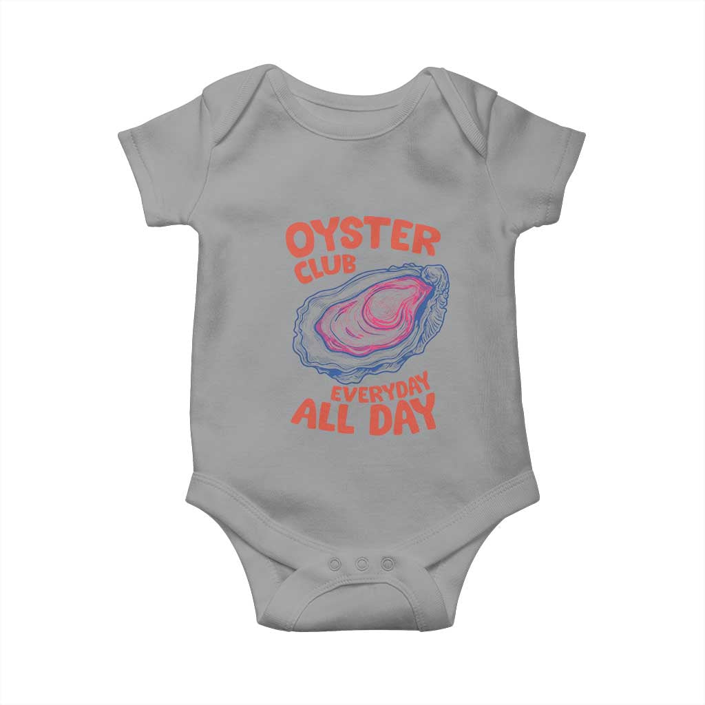 Oyster Club Baby Onesie Retro Summer Beach Vacation Gift
