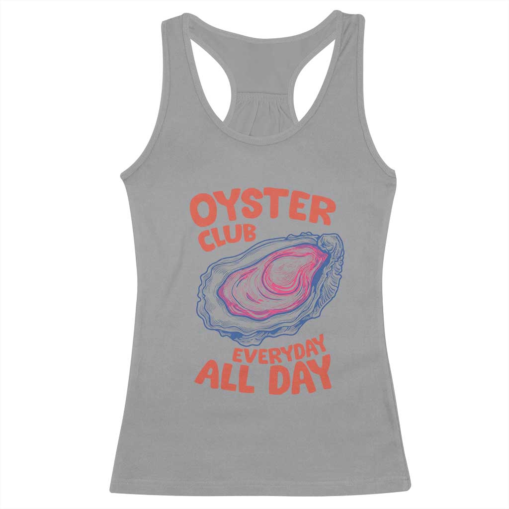 Oyster Club Racerback Tank Top Retro Summer Beach Vacation Gift