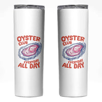 Oyster Club Skinny Tumbler Retro Summer Beach Vacation Gift
