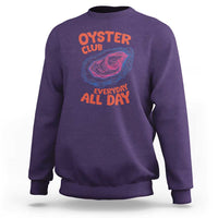 Oyster Club Sweatshirt Retro Summer Beach Vacation Gift