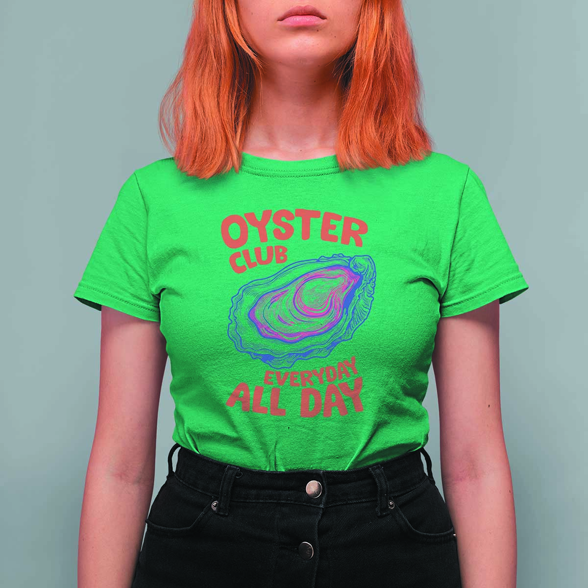Oyster Club T Shirt For Women Retro Summer Beach Vacation Gift