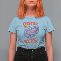 Oyster Club T Shirt For Women Retro Summer Beach Vacation Gift