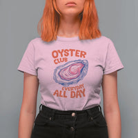 Oyster Club T Shirt For Women Retro Summer Beach Vacation Gift